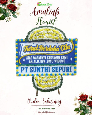 Papan Bunga Duka di Mekarwangi